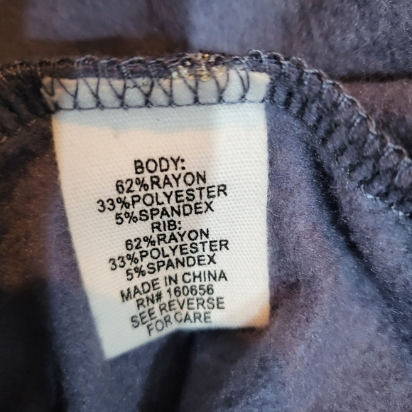 NWT Britay Sweater Womens Blue White Stars Embroidery Sweater Size L - Picture 3 of 4